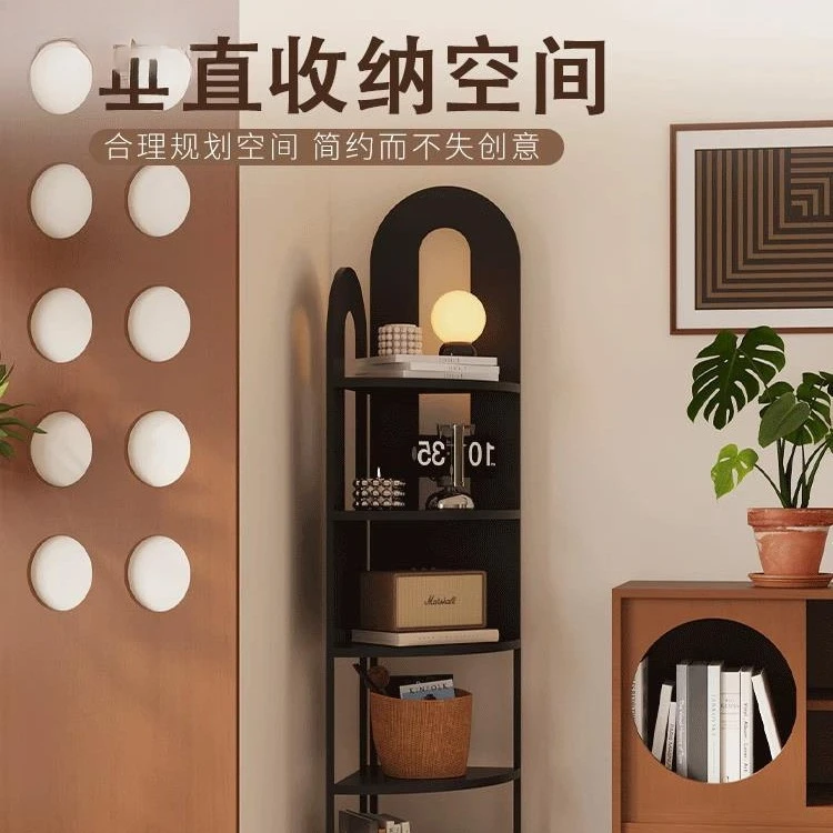 Corner cabinets, bedside wrought iron triangle cabinets, living room sofas, corner bookshelves, multi-layer shelves
