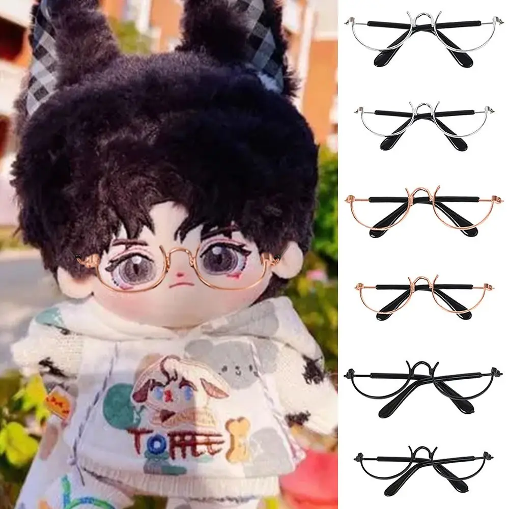 Fashion For 20cm Dolls Half Frame Glasses Sunglasses Creative Trendy Toys Pets Glasses Photo Props DIY Dolls Accessories