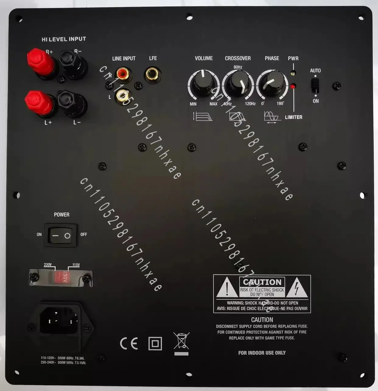 500W Subwoofer Power Amplifier Board Module 1.0 Subwoofer Board CLASS-D Digital Subwoofer Amplifier Board
