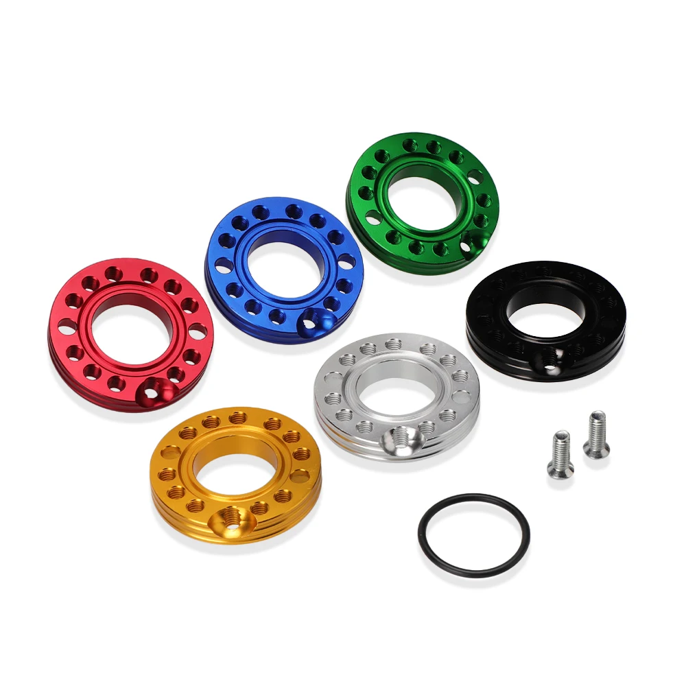 Colorful 28mm CNC Carburetor Adjuster Inlet Manifold Spinner Plate Adaptor for Pit Dirt Bikes And Buggy