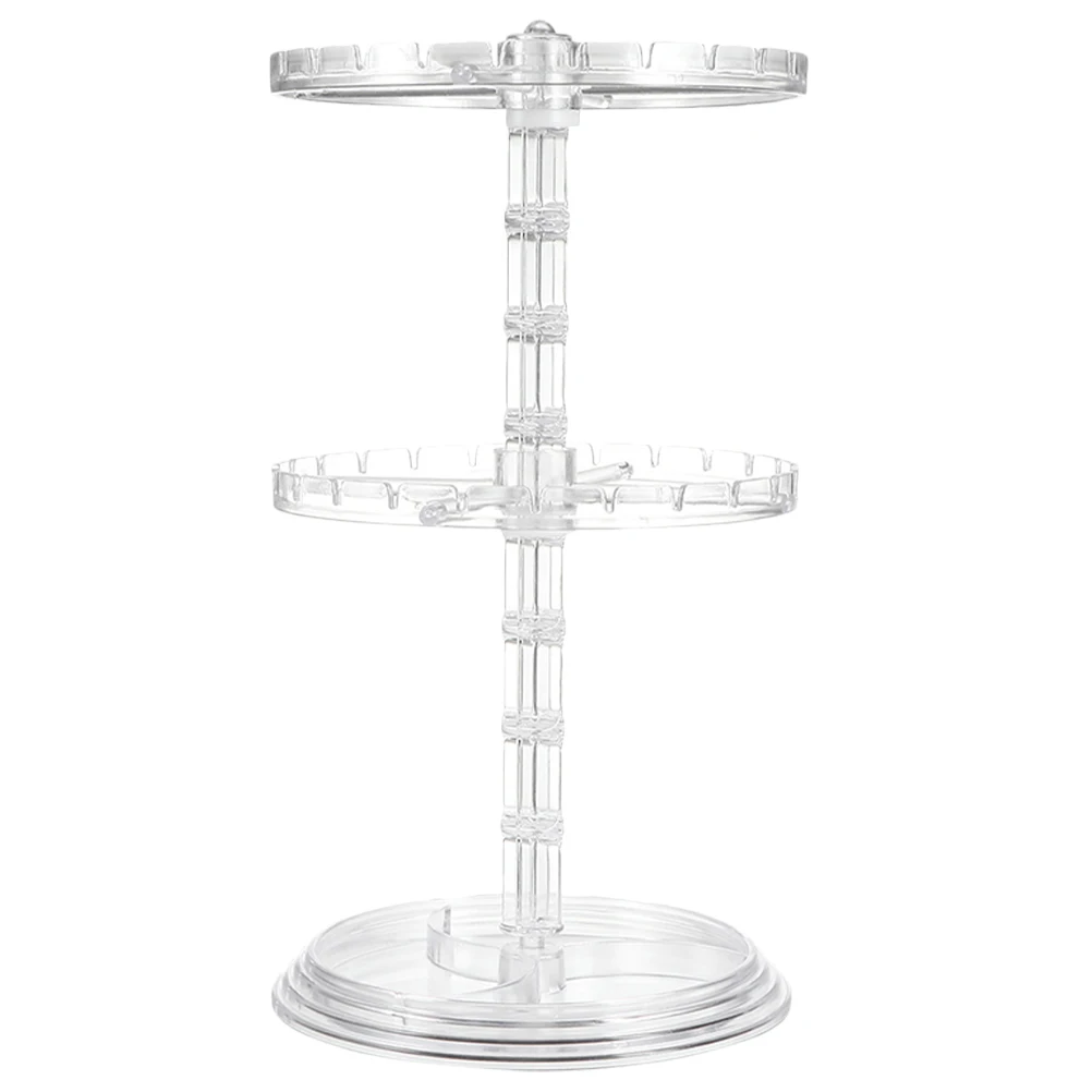 

Rotating Holder Desktop Earring Display Organizer Jewelry Storage Rack Necklace Holder Stand For Women Clear Jewelry