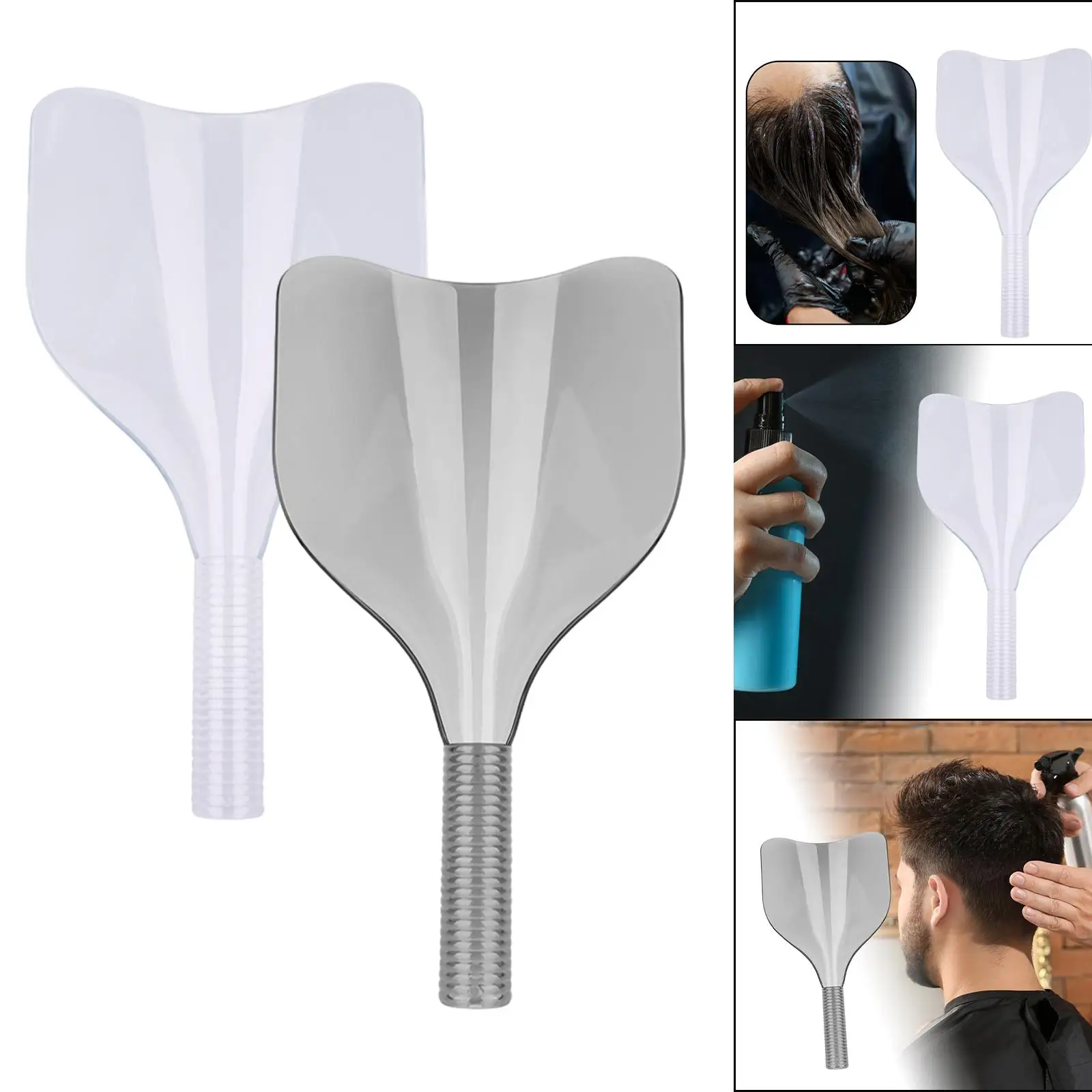 Barber Face Shield, Hair Face Mask, Haircut with Handle Professional Face