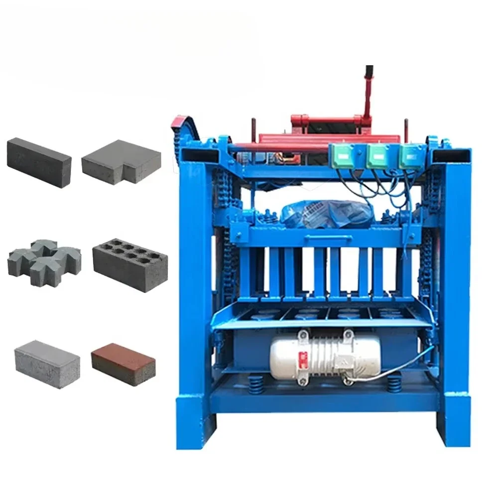 

Engine Concrete Cement Block Making Machine Price Automatic Hollow Clay Brick Making Machinery for Sale Good Price