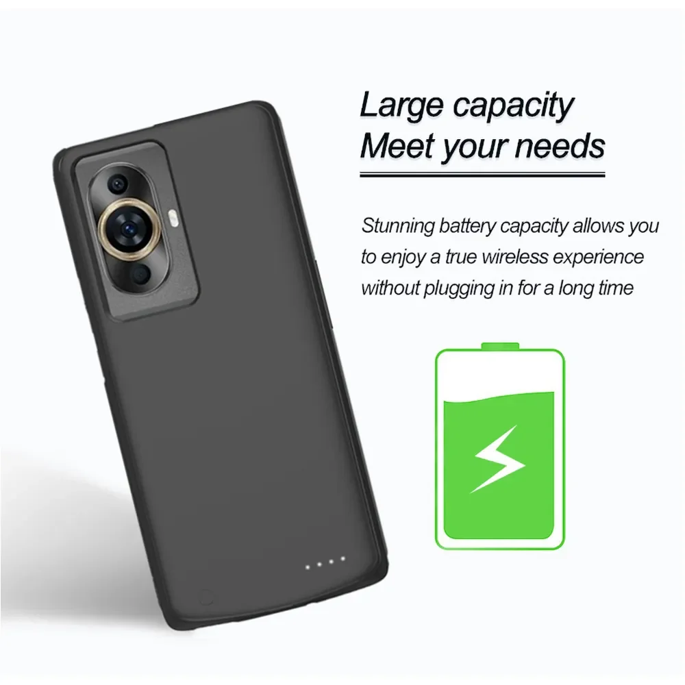 6800Mah Battery Charger Case For Huawei Nova 11 Power Case Nova11 Power Bank Phone Cover For Huawei Nova 11 Battery Cases