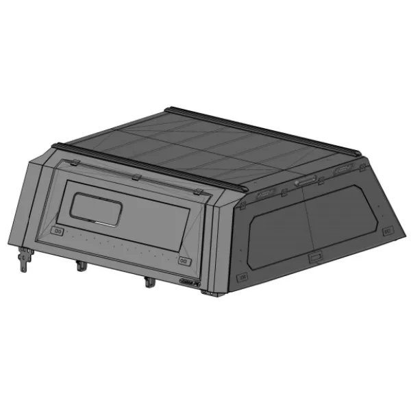 

New Version Lightweight Aluminium or Steel Hardtop Topper Camper Truck Bed Canopy for Different Pickup