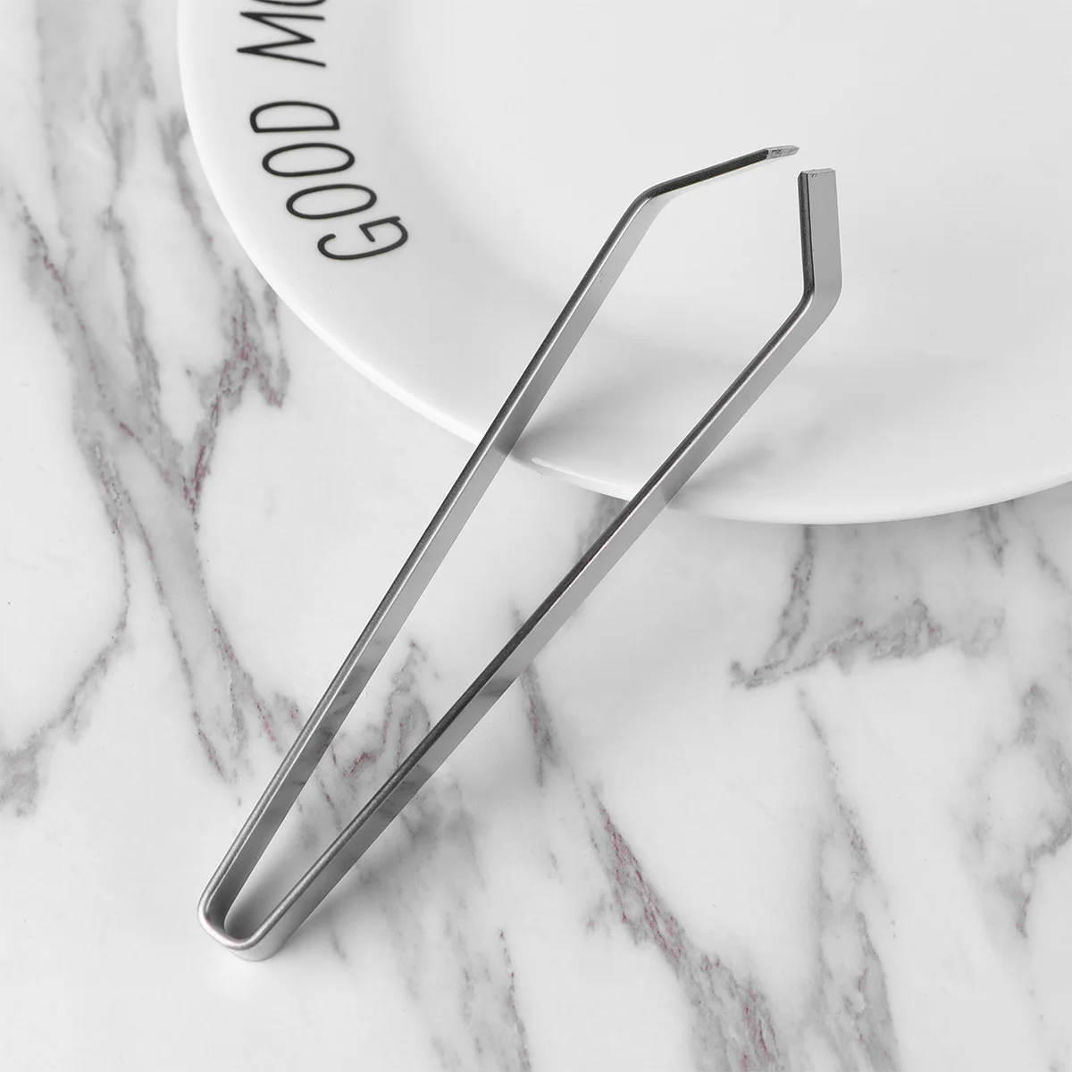 

3Pcs Fish Bone Tweezers Stainless Steel Precision Deboning Tool for Kitchen Restaurant Hair Removal Food Tweezer Slant Tip