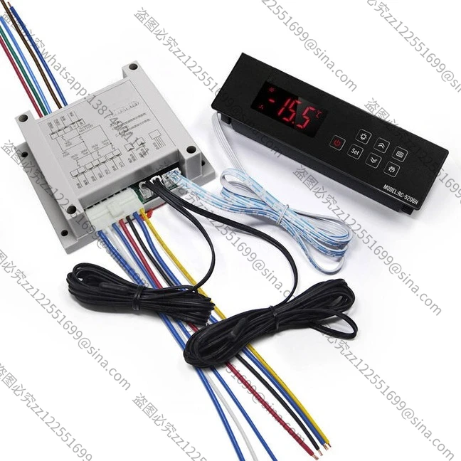Suitable for Split Thermostat RC-5206H Refrigeration +Defrosting +Fan +Lighting +Defogging Multi-function Freezer Thermostat
