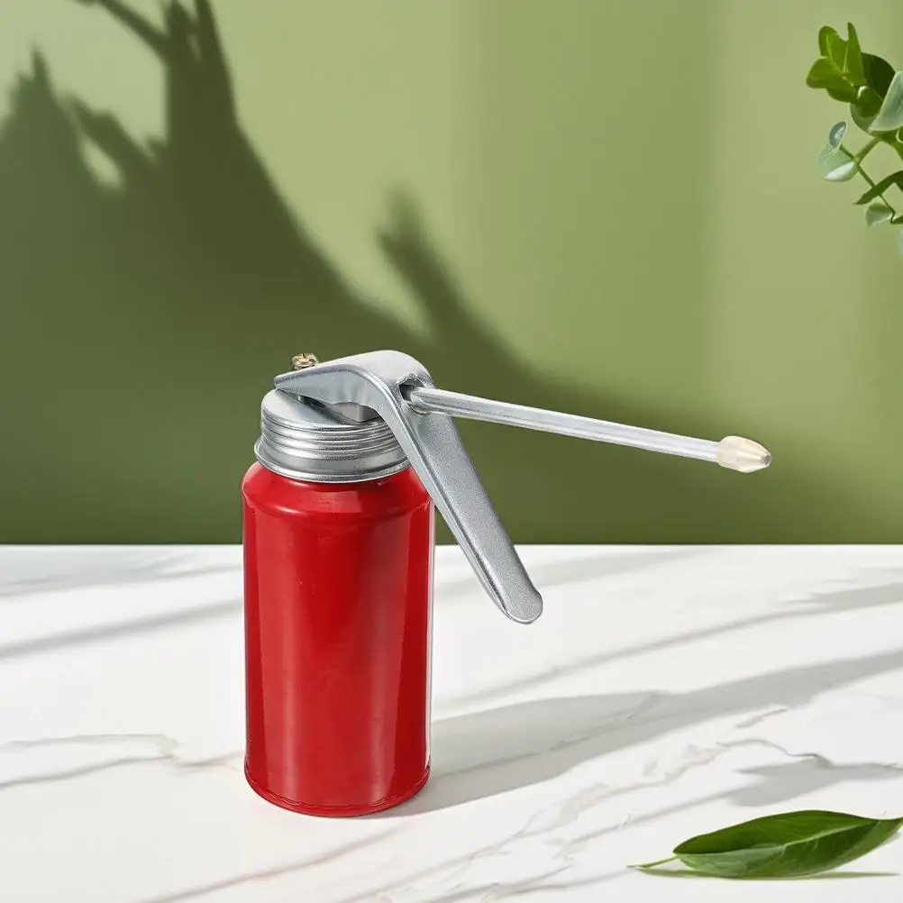 2 Stuks Handleiding Olie Kan Hoge Druk Metalen Pomp Smering Fles Motorfiets Auto Vet Tool Handheld Olieman Precisie Mondstuk