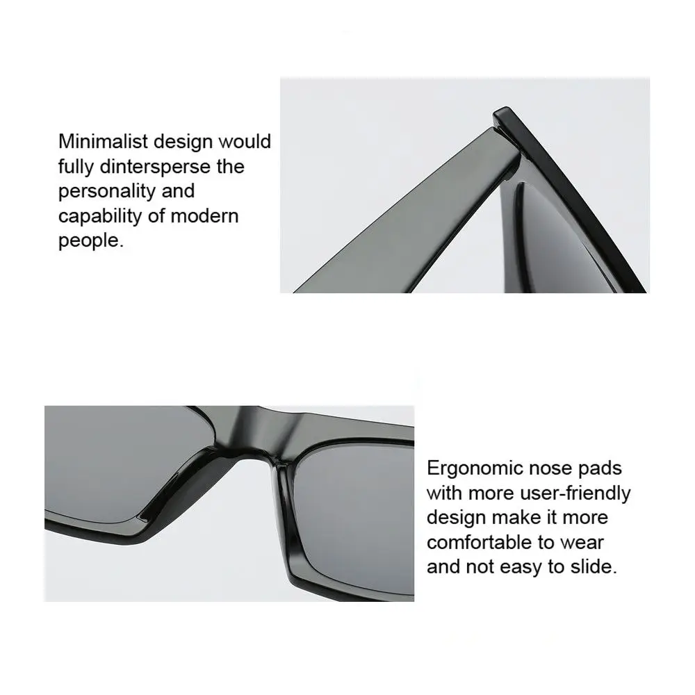 Fashion Eyewear Square Frame UV400 Protection Vintage Shades Sun Glasses Goggles Sunglasses for Women