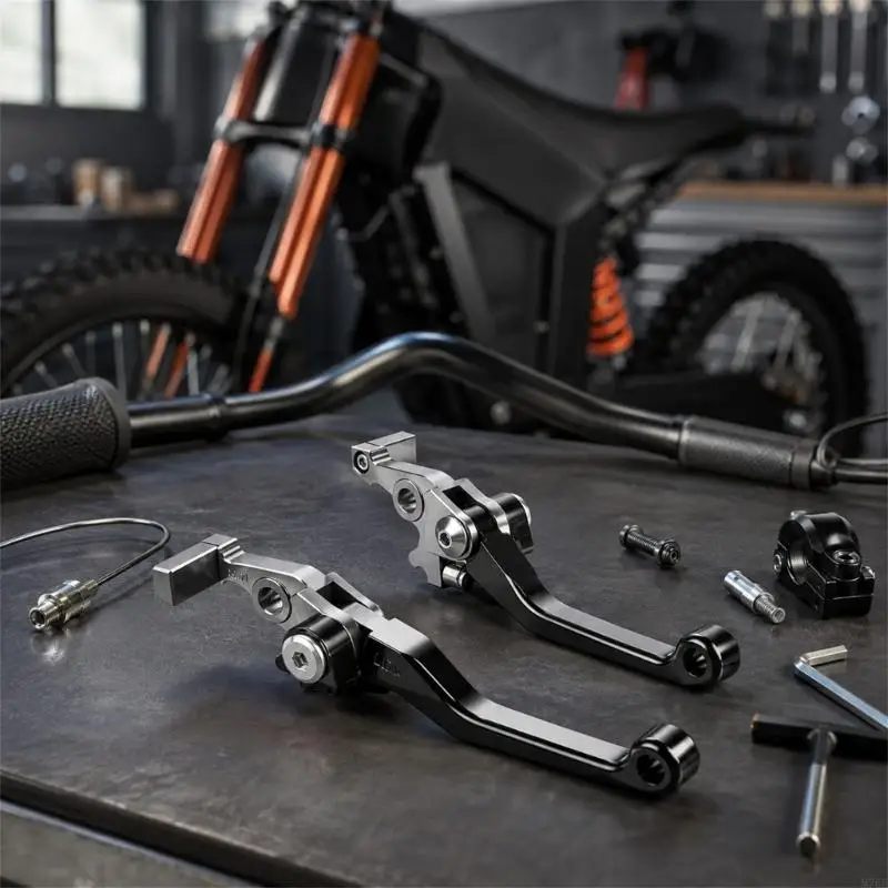 M76E 6061 Aluminium-Handhebel-Paar für 01 Elektro-Dirtbike als Ersatzteil – Detail 5