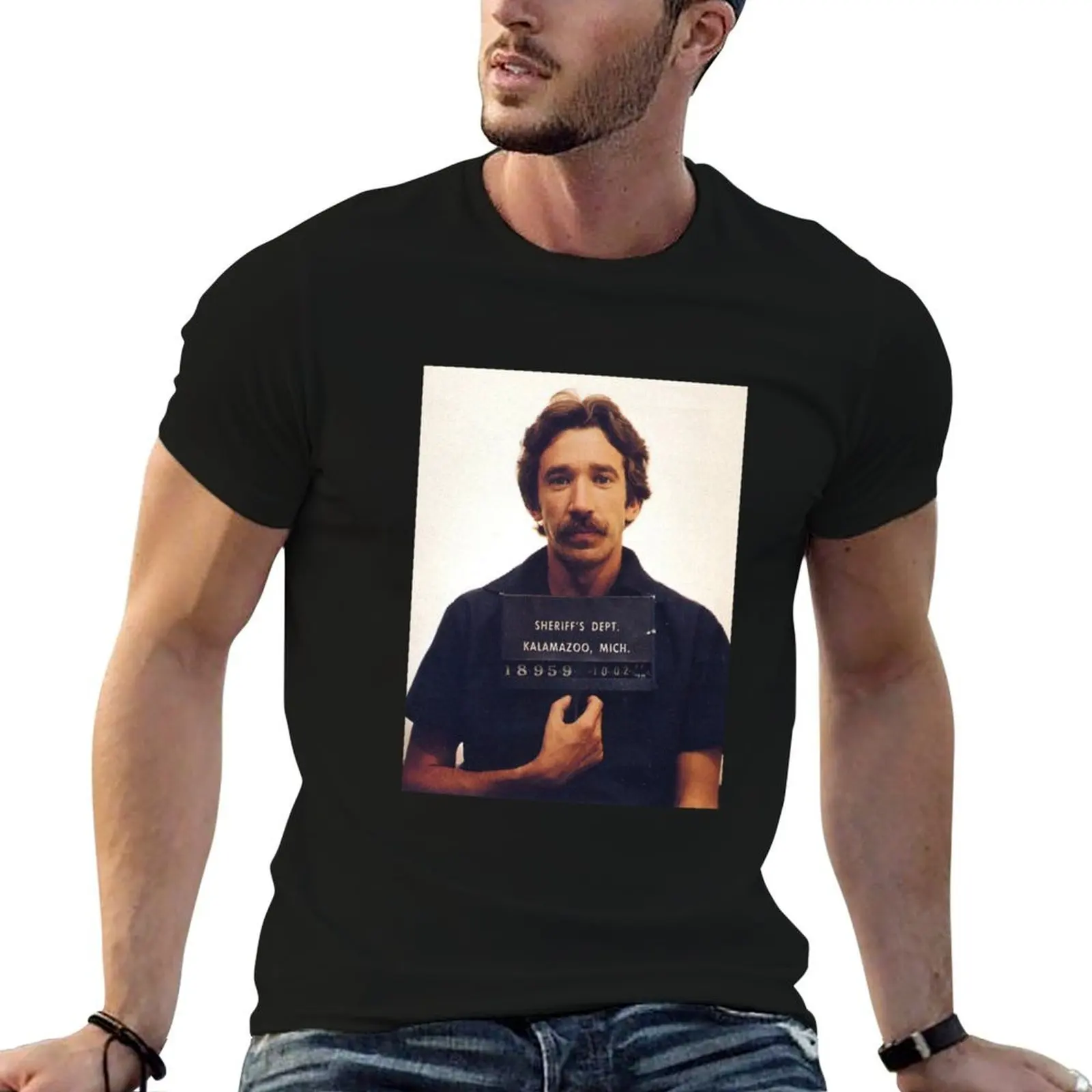 

Tim Allen Mugshot T-Shirt t shirts designer t shirts for man cotton man t shirts for men T-Shirt