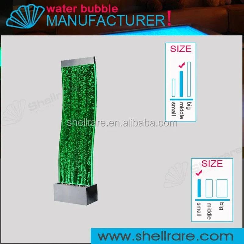 custom.Outdoor and Indoor Stainless Steel Acrylic Bubble Screen with Colorful Lighting Effect LED Bubble Wall