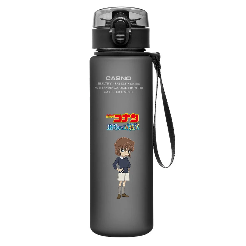 Anime Waterfles Conan Edogawa Kuroba Kaito Kudou Shinichi 560Ml Draagbare Sport Plastic Beker Camping Fitness Fles Cadeau