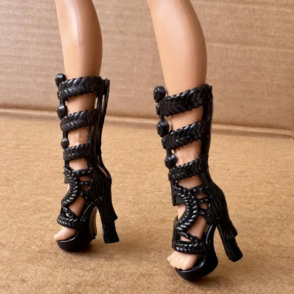 몬스터 인형 신발 몬스터링 하이 인형 신발 하이힐 개성 인형 신발 1/6 인형 캐주얼 샌들 신발 부츠 인형 장식품