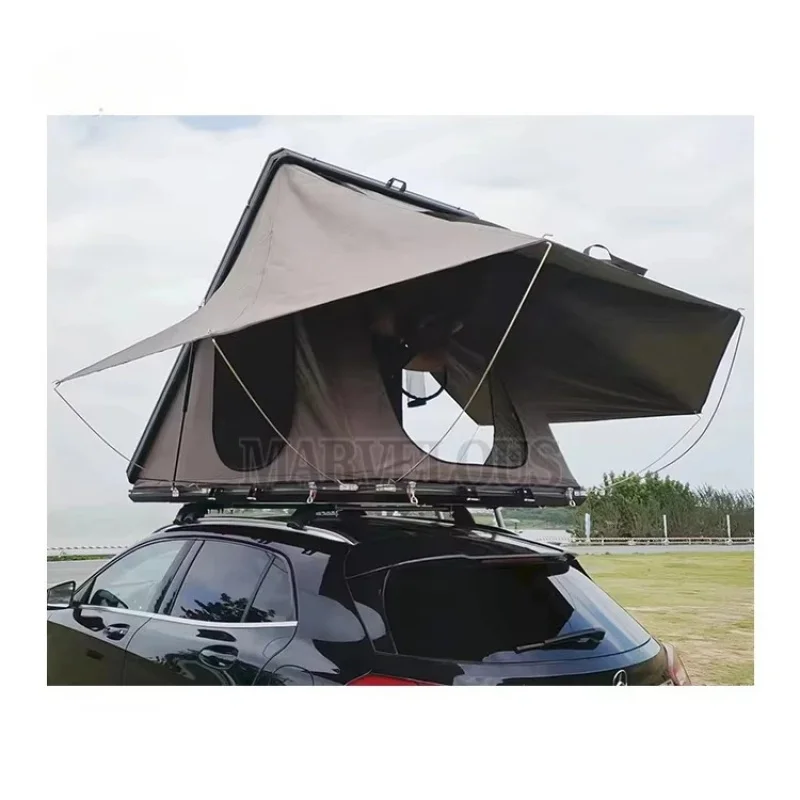 

2-Person Roof Top Aluminum Hard Car Waterproof Outdoor Camping 4x4 Clamshell Type Automatic Ox