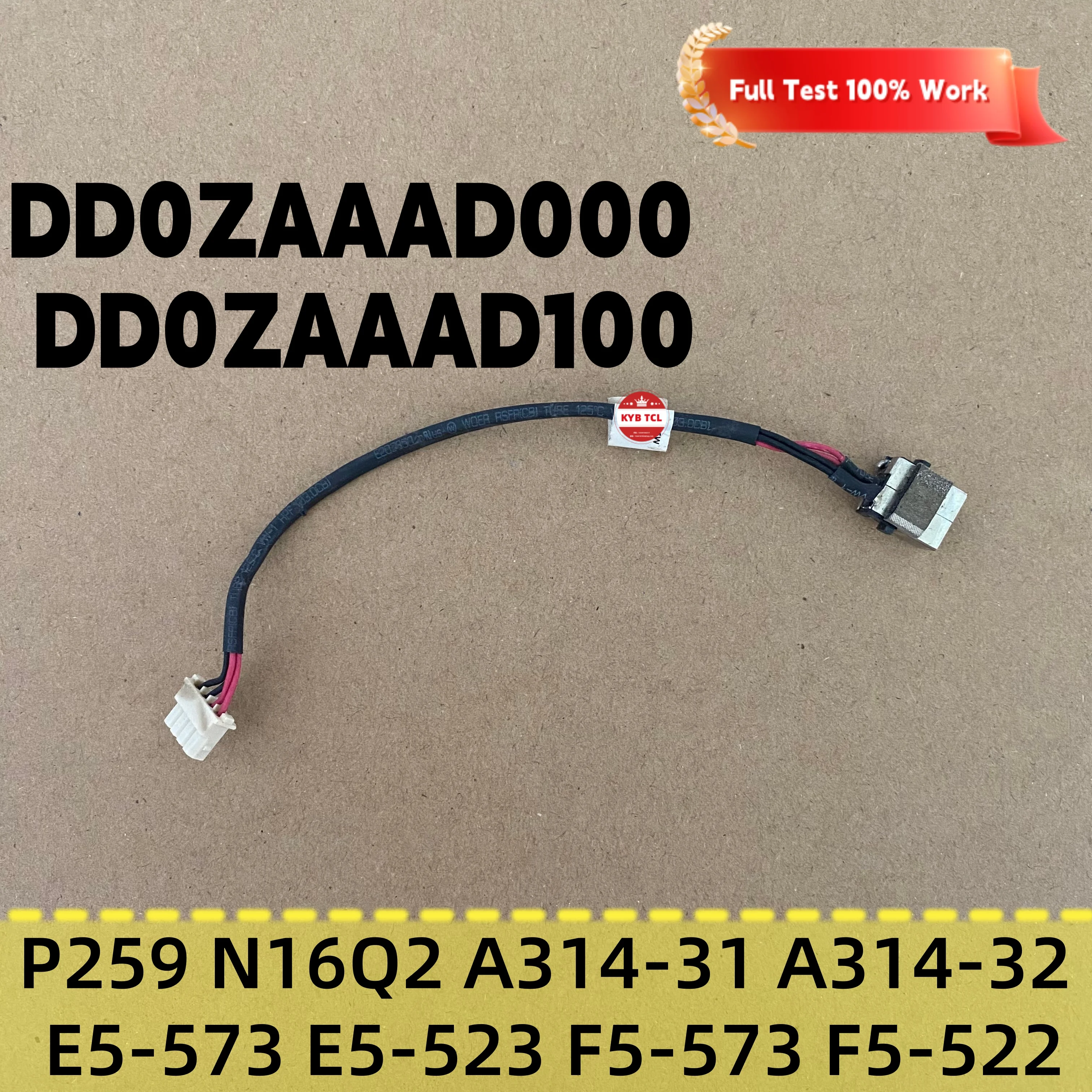 DD0ZAAAD000 DD0ZAAAD100 Кабель питания постоянного тока для ноутбука Acer TravelMate P259 N16Q2 A314-31 A314-32 E5-573 E5-523 F5-573 F5-522 DD0ZAAAD000 DD0ZAAAD100 Кабель питания постоянного тока для ноутбука Acer TravelMate P259 N16Q2 A314-31 A314-32 E5-573 E5-523 F5-573 F5-522