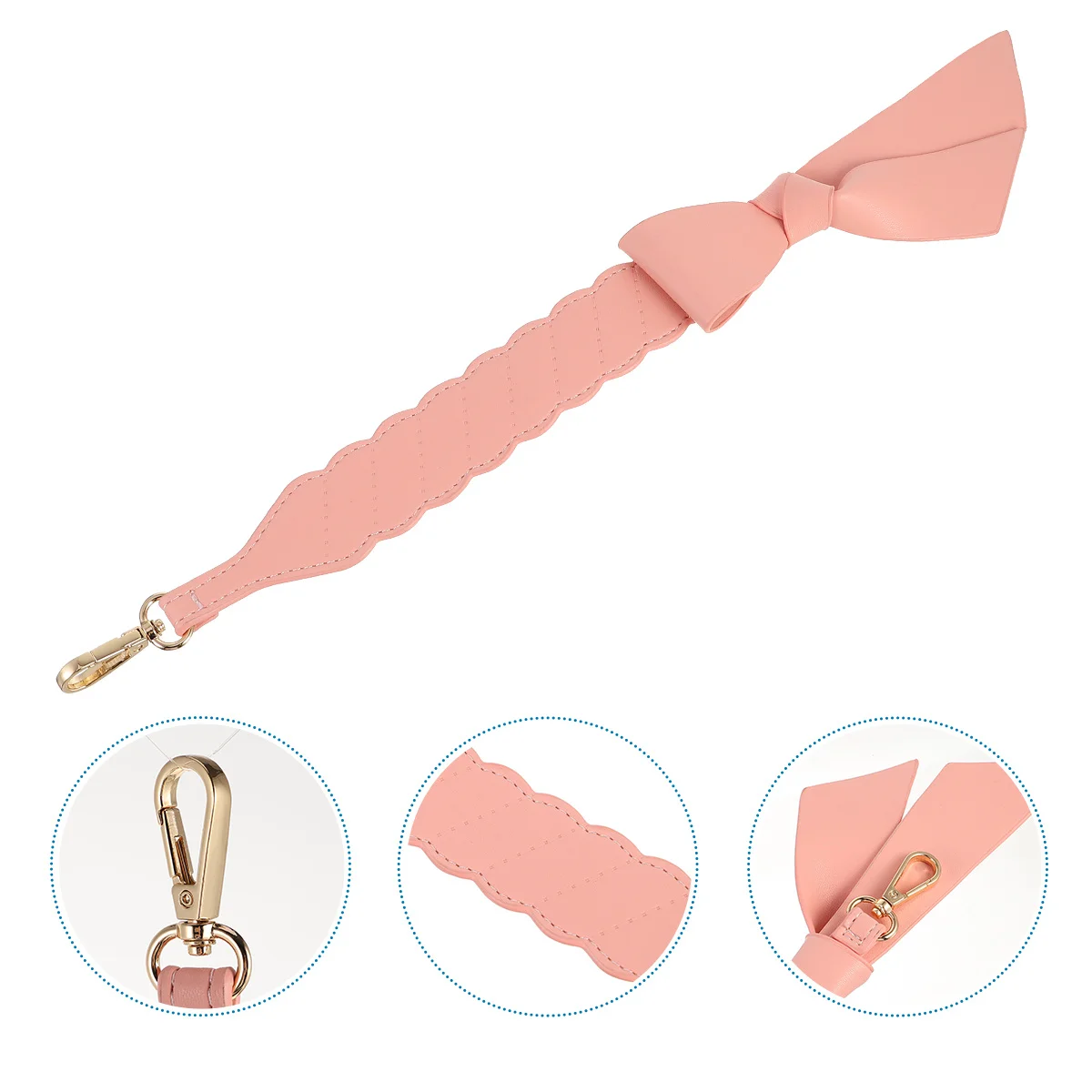 1Pcs Butterfly Knot Bag Strap Replacement Strong PU Simple Design for DIY Style Change Handbag Shoulder Accessory