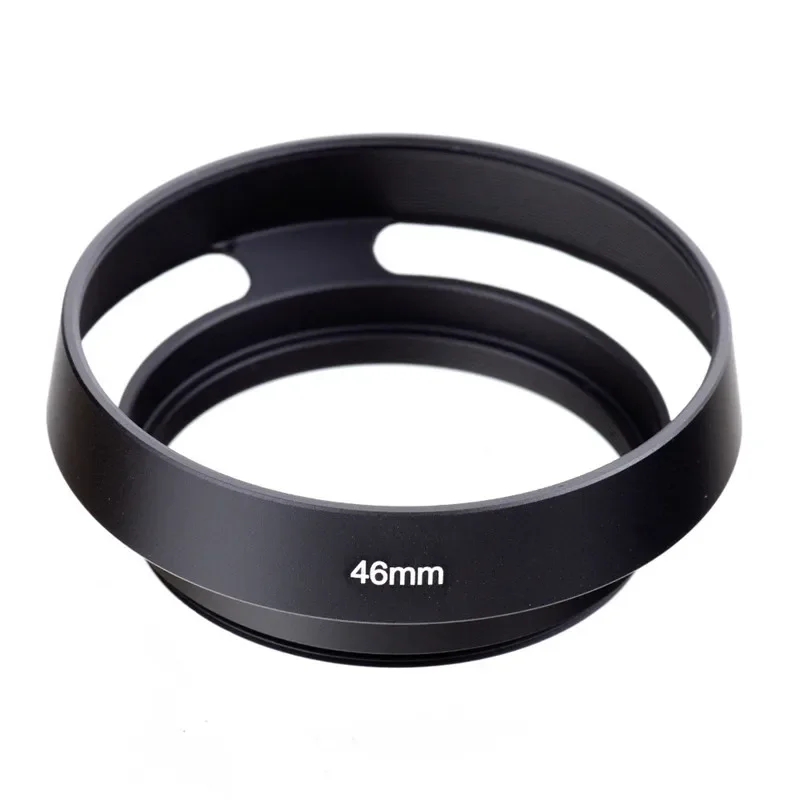 Metal Vented Lens Hood 49mm 52mm 58mm 55mm 62mm 67mm 72mm 77mm 82mm Screw-in Lente Protect