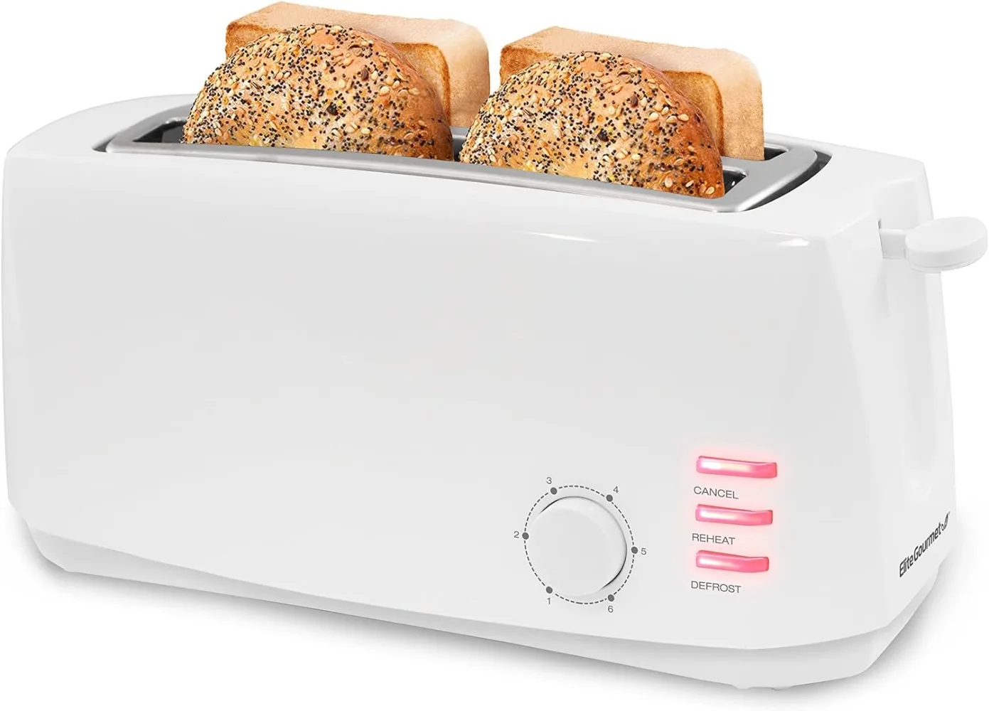 

Long Slot 4 Slice Toaster 6 Settings Toaster Defrost Reheat