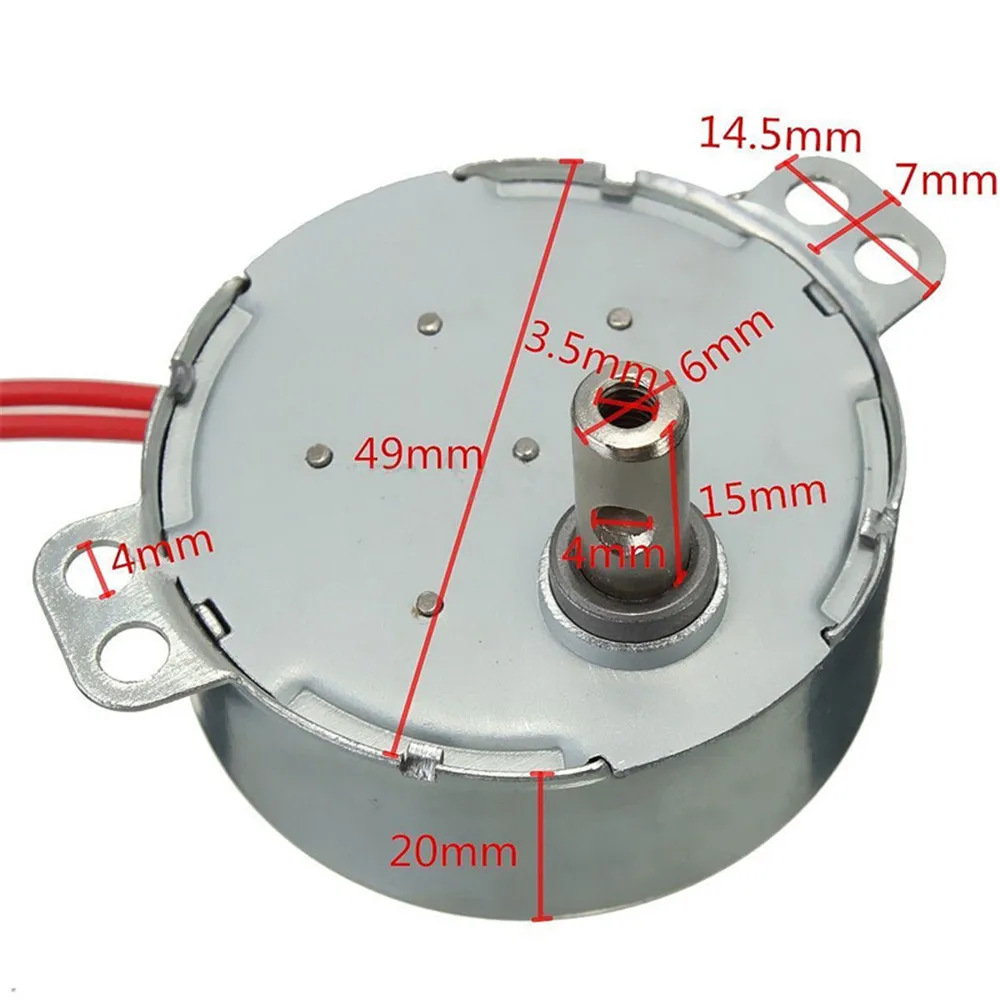 TYC-50 AC12V / 220V Non Synchronous Motor Brushless AC Motor Low Noise Motor Forward / Reverse Rotation Adjustable Motor