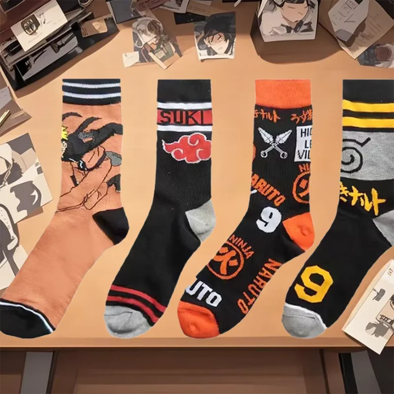 

New Naruto Anime Socks Fashionable, Handsome, Cool, Fun Socks