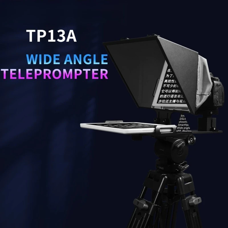 Portable teleprompter for online courses and webinars on education and training with customized brand solutions