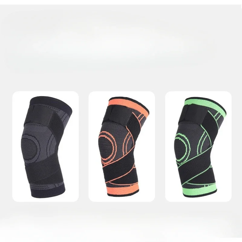 Knee Compression Sleeve Adjustable Straps for Running Working Out Sports All Day Wear