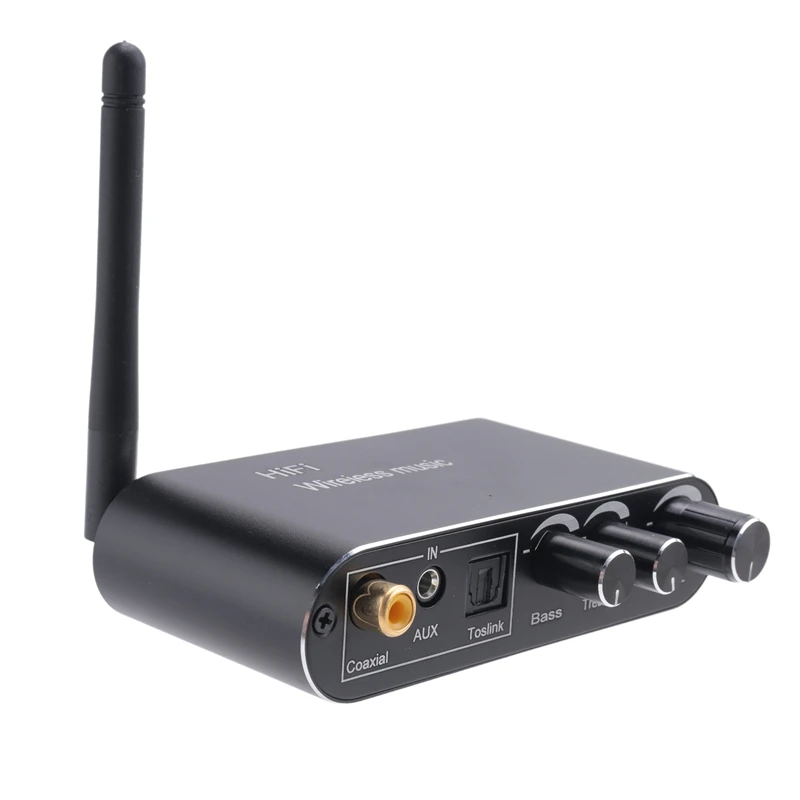 Convertidor digital a analógico Receptor Bluetooth 5.1 DAC Óptico/Coaxial a AUX Salida de audio de 3,5 mm con control de volumen-ABDQ
