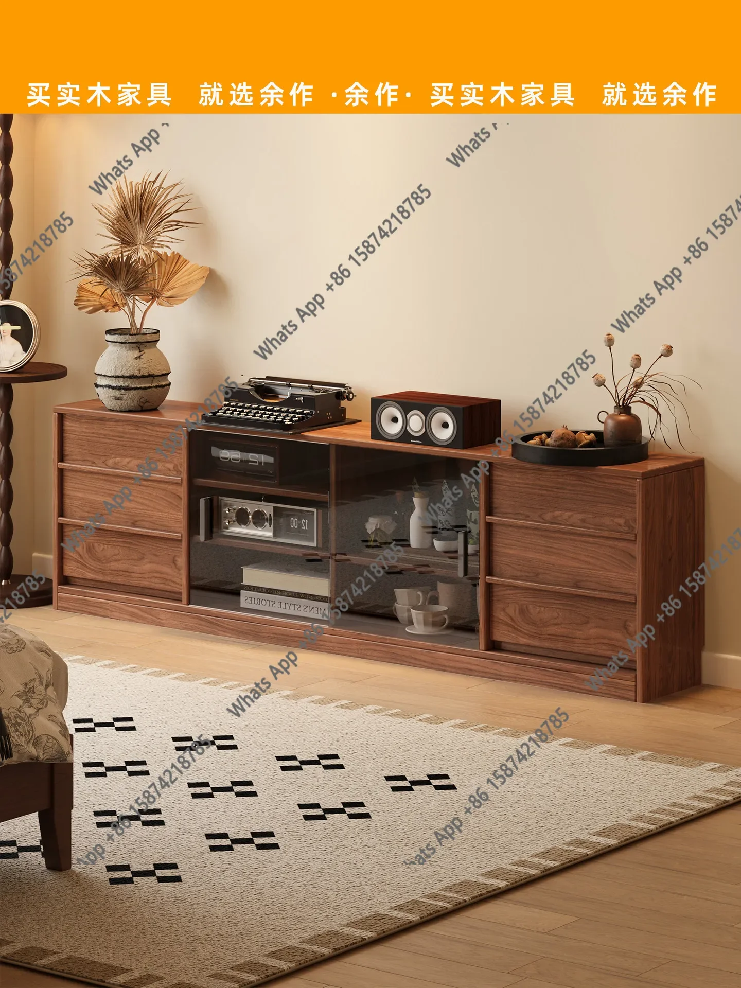 

Тумба под телевизор в средневековом стиле из массива дерева, шкаф для хранения в гостиной, напольный шкаф для спальни, для небольшой квартиры X X