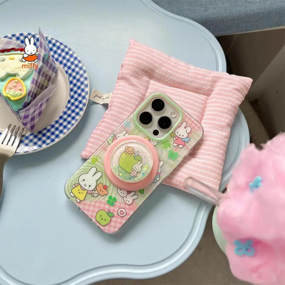 

Чехол для телефона с рисунком Miffy Rabbit Kawaii подходит для Iphone 16 15 14 13 серии Pro Max, чехлы для телефонов с милым кроликом