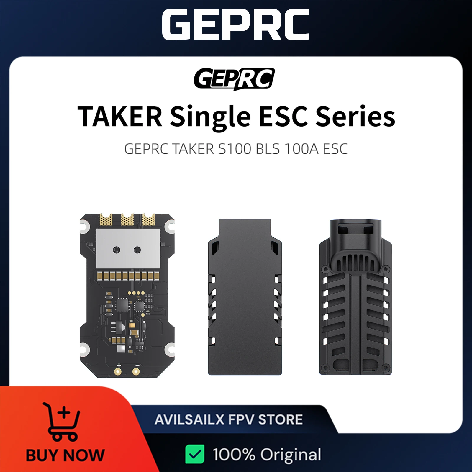 GEPRC TAKER S100 8S BLS 100A ESC 80A PDB 헥사콥터 전원 분배 보드 6축 비행 레이싱 FPV 드론