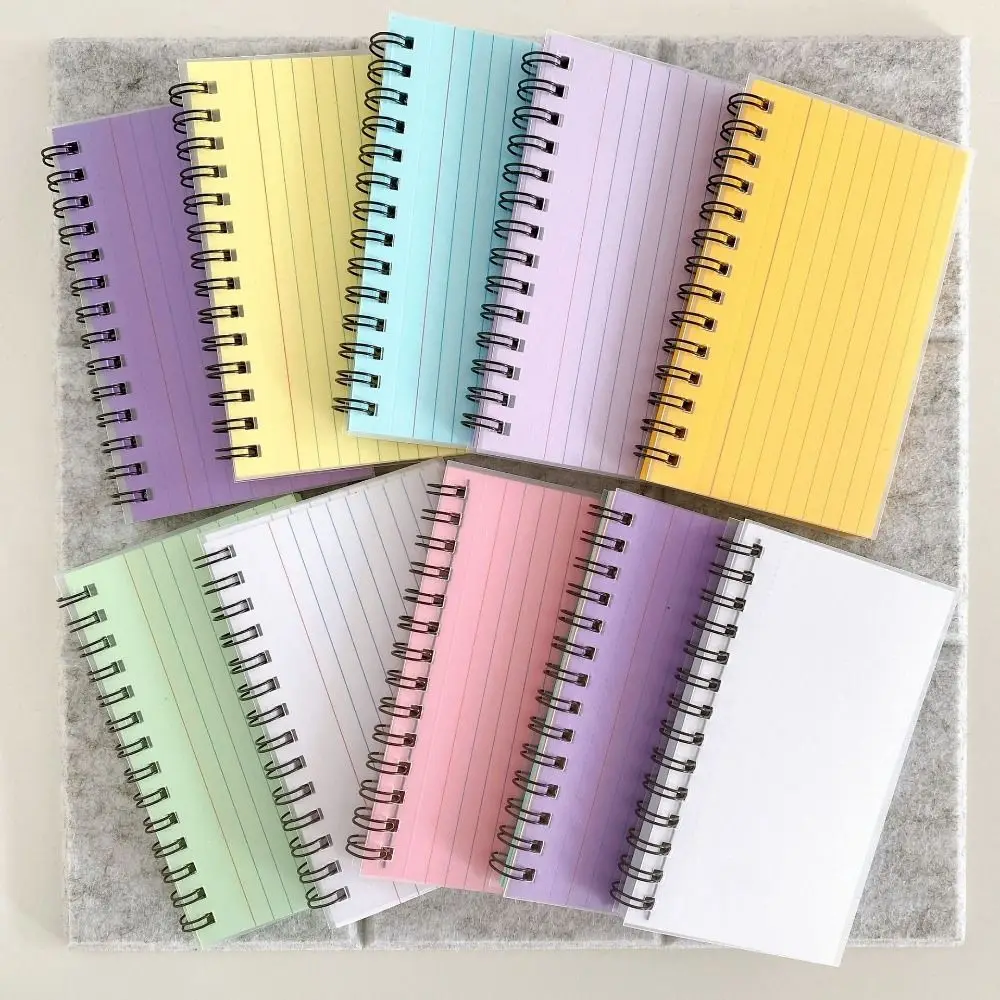 Horizontal Line Tearable Coil Notebook Journal Note Book Office Supplies Diary Notepad Stationery