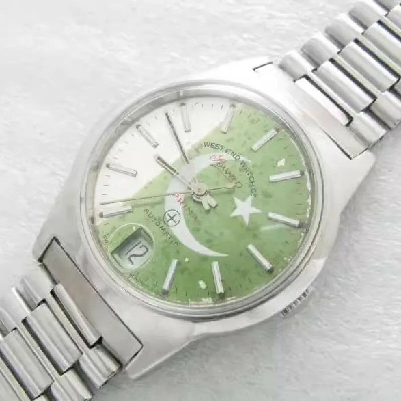 Pakistan Flag Westend Middle East Military Watch Switzerland Imported Automatic Watch 2872 ETA