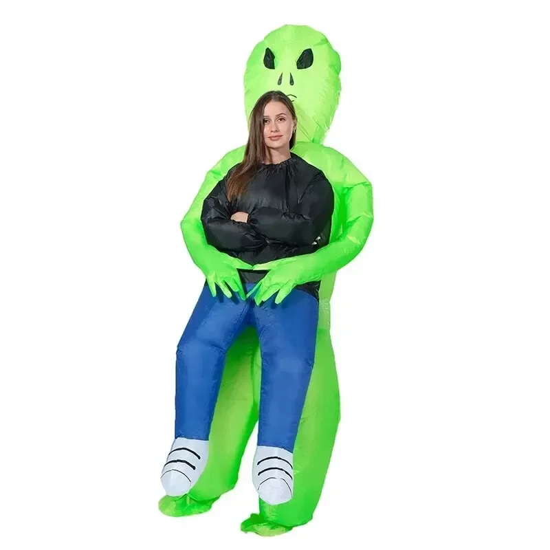 Festival And Party Cute Family Cosplay Inflatable Inflatable Alien Costume For Adults And Children