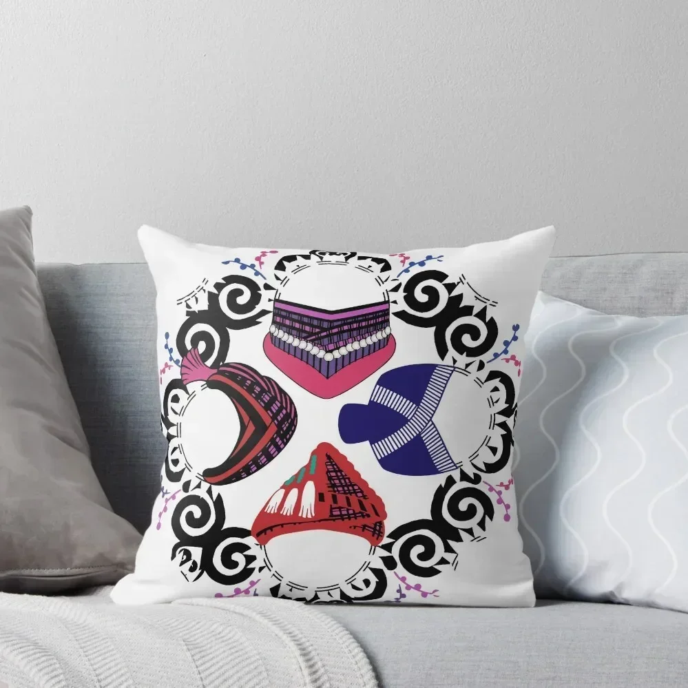 

Hmong Hats Throw Pillow luxury covers anime girl pillow pillowcase Custom Cushion Photo pillow