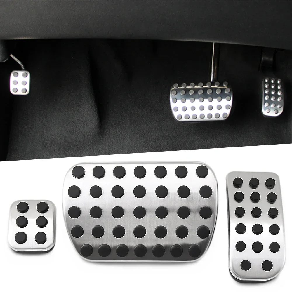 For Mercedes Benz V Class Vito Metris Viano W639 W447 Stainless Steel Car Pedal Pads Cover Accessories Car Styling