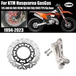Motorcycle 320MM Front Floating Brake Disc Rotor For KTM Husqvarna Husaberg GasGas 125 200 250 300 350 400 450 500-570 1994-2023