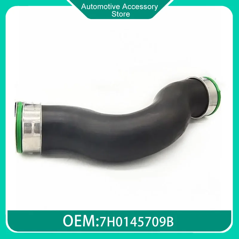 7H0145709B Intercooler Turbo Rubber Coolant Booster Hose Tube for Volkswagen Transporter T5 1.9TDI 7H0145709B