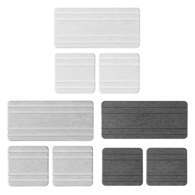 

Pack of 3 Natural Diatomite Stone Tray for Sink, Bathroom Kitchen Organizers Dropship