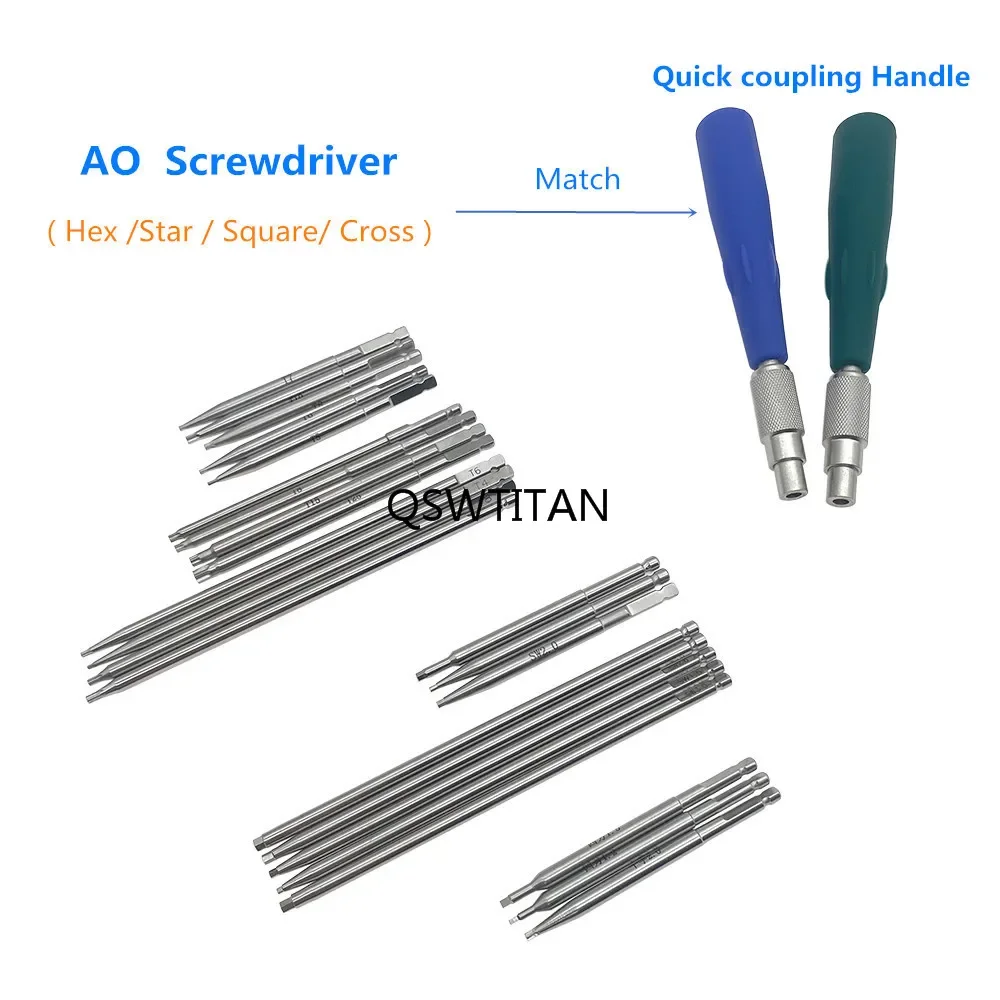 AO Quick Coupling Screwdriver star hex Screw driver AO Screwdriver Veterinary orthopedics Instruments