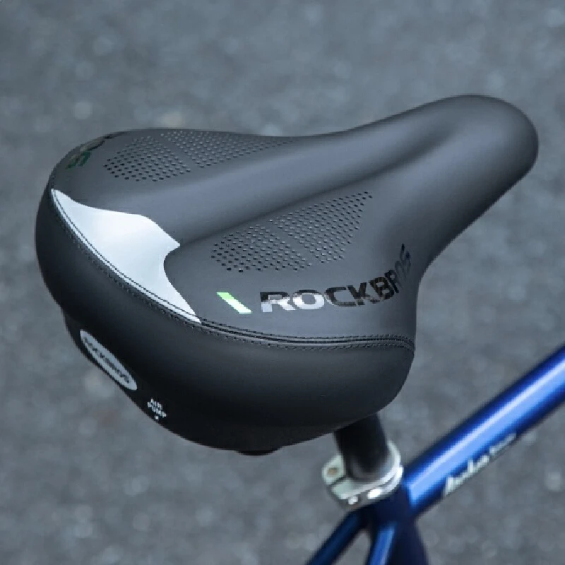 Rockbros X Gearhub Bicycle Saddle Air Dual Shock Absorber Anti Slip Adjustable Comfortable Mountain Bike Cushion Accessories