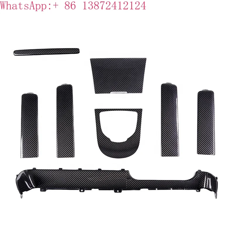 

For Mercedes-Benz New Big G G-Class W464G500G350G63 Carbon Fiber Interior 8-Piece Set Center Control Replacement