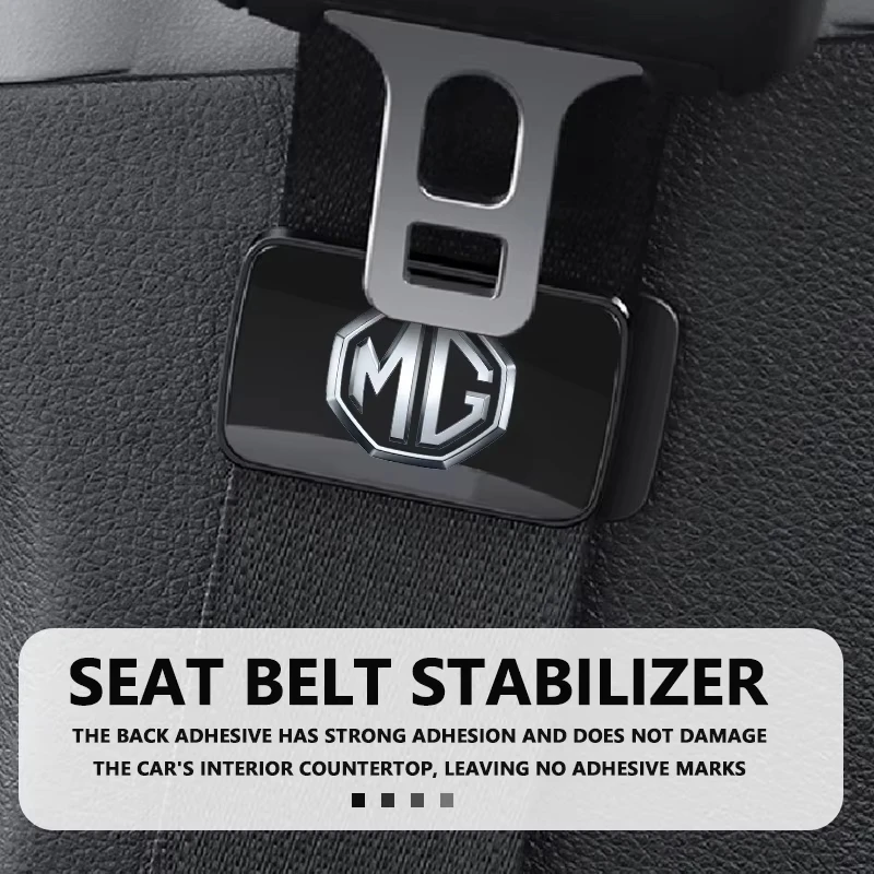 Car Seat Belt Stabilizer Anti-rattle Belt Holder Adhesive Belt Mount For MG ZS MG4 EV MG HS MG3 MG5 EV Marvel R MG ONE MG6