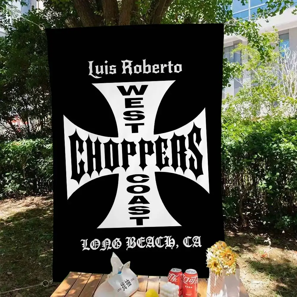 West C-Coast C-Choppers Family Gatherings Outdoor Atmosphere Flags Camping Decorations Banners