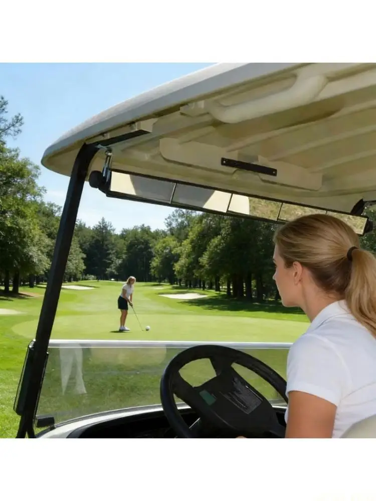 miroir-voiturette-golf-u2jb-sun-guard-ayant-des-positions-flexibles-pour-une-couverture-complete