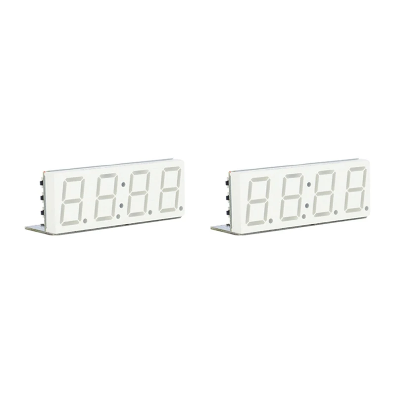 2X Wifi Time Service Clock Module Automatic Clock DIY Digital Electronic Clock Wireless Network Time Service White