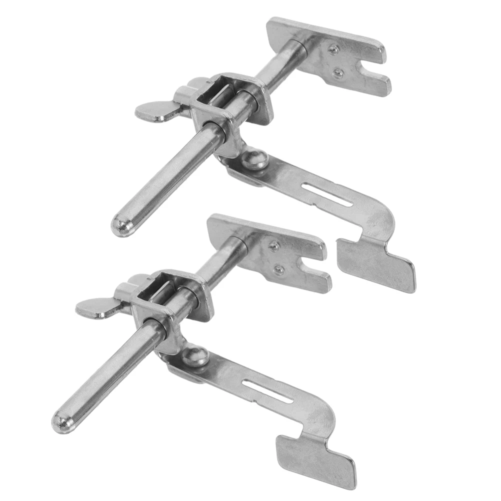 

2Pcs Sewing Machine Gauge Metal Seam Guide Accurate Stitch Positioning Durable Comfortable Grip for Beginners Experts