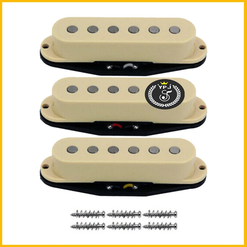 3 PCS for FENde ST Electric Guitar Pickups SSS Single Coil Magnet Ceramic Guitar Accessory 1 SET