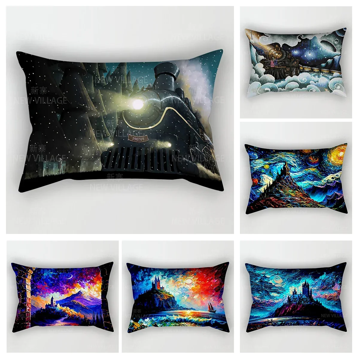 

Home autumn decoration Colorful pattern pillow cushion cover decorations throw pillow covers 30*50 pillowcase 30x50 40x60 50*70