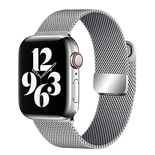 Milanese Band for Apple Watch Ultra/2 49mm 9 8 7 45mm 41mm 6 5 4 SE 44mm 40mm Metal Magnetic Double Section Strap 10 46mm 42mm